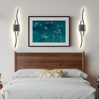 LED室内灯 - HCP063 双色一体半月S型壁灯